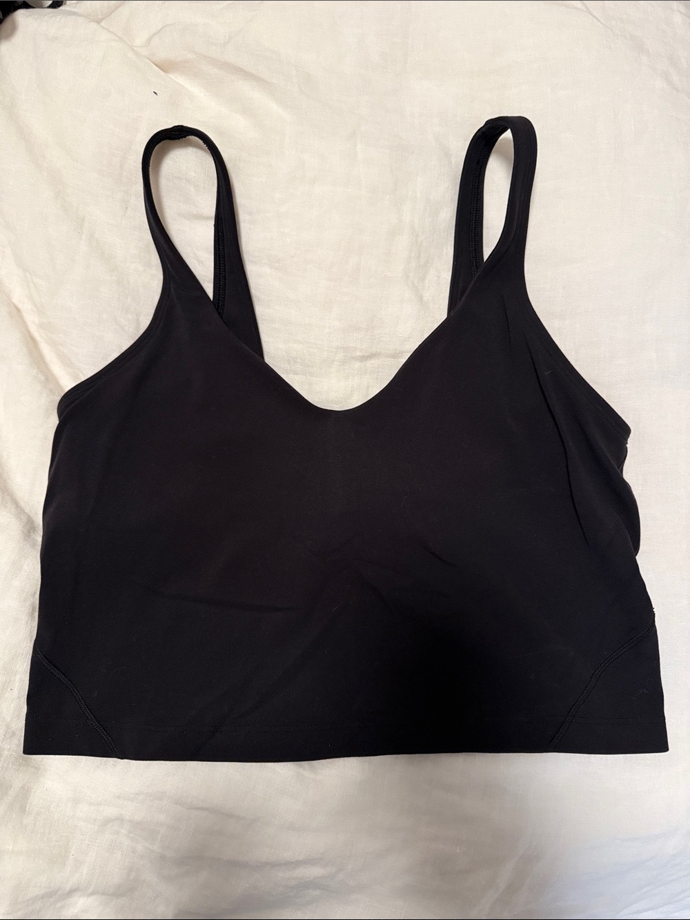 lululemon athletica Black Seamless Stretch Bralette
